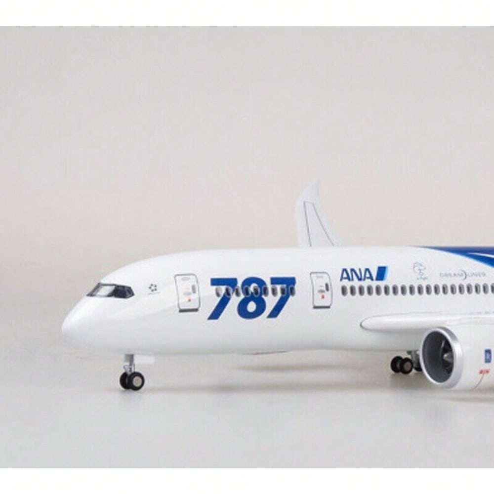 STONESKY 1/130 Air Japan ANA Airlines Boeing B787 Airplane Model Aircraft W/ Stand&Lights