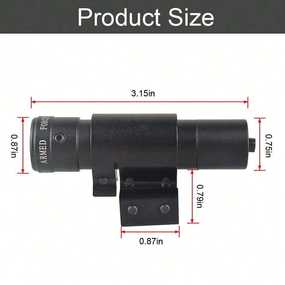 STONESKY Tactical Green Dot Mini Laser Sight For Pistol Picatinny Rail Weaver 11 to 20mm