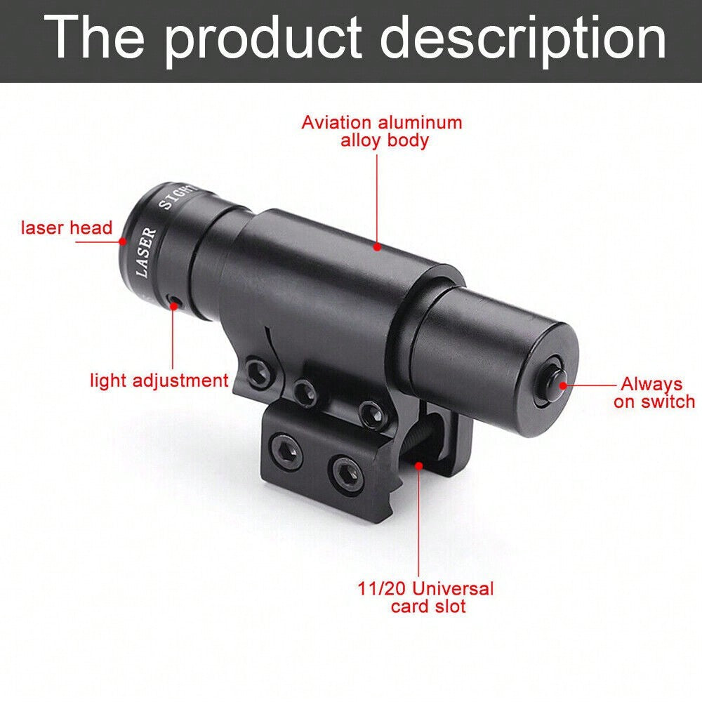 STONESKY Tactical Green Dot Mini Laser Sight For Pistol Picatinny Rail Weaver 11 to 20mm