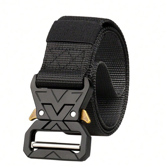 STONESKY 1.5" Tactical Belt Heavy Rigger Duty Belt Quick Release Buckle Nylon Belt Black