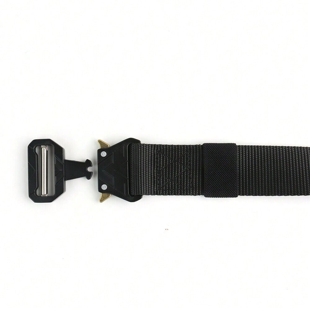 STONESKY 1.5" Tactical Belt Heavy Rigger Duty Belt Quick Release Buckle Nylon Belt Black