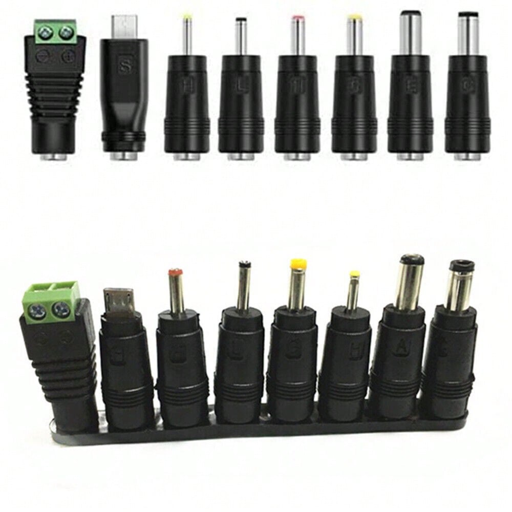 STONESKY 8pcs DC Power Jack 5.5 X 2.1mm Female To 4.0*1.7mm 5.5*2.5mm Micro USB Terminal
