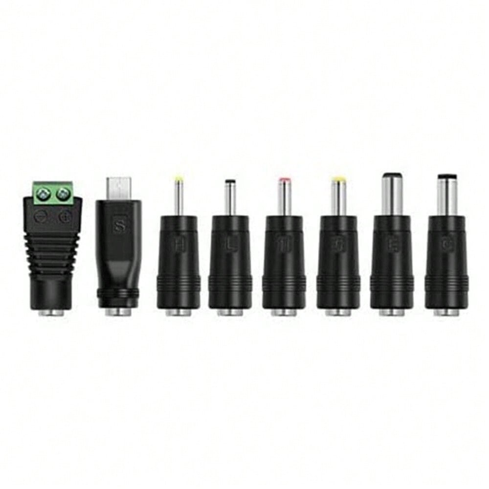 STONESKY 8pcs DC Power Jack 5.5 X 2.1mm Female To 4.0*1.7mm 5.5*2.5mm Micro USB Terminal