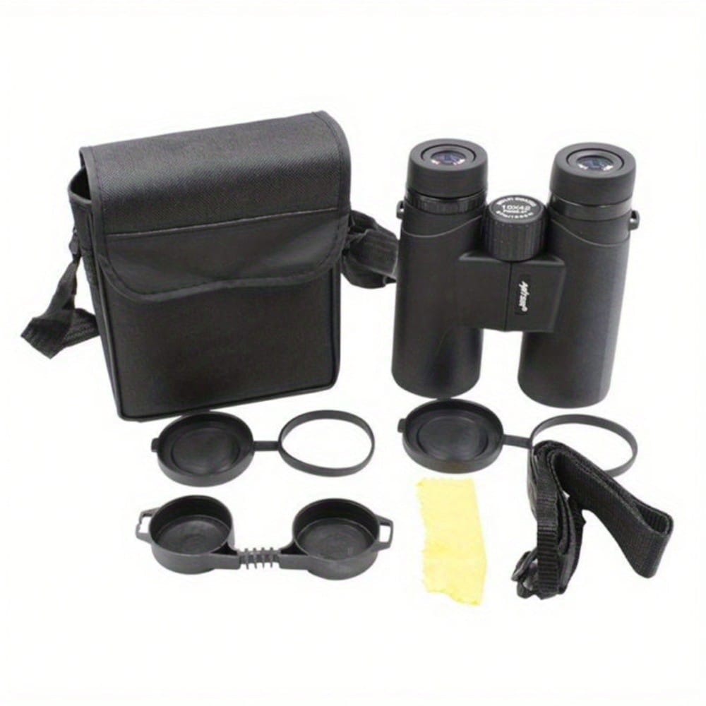 STONESKY Small Binoculars Fully Coated 10x42 Zoom Telescope For Outdoor Camping Traveling Concert Hunting + Bag