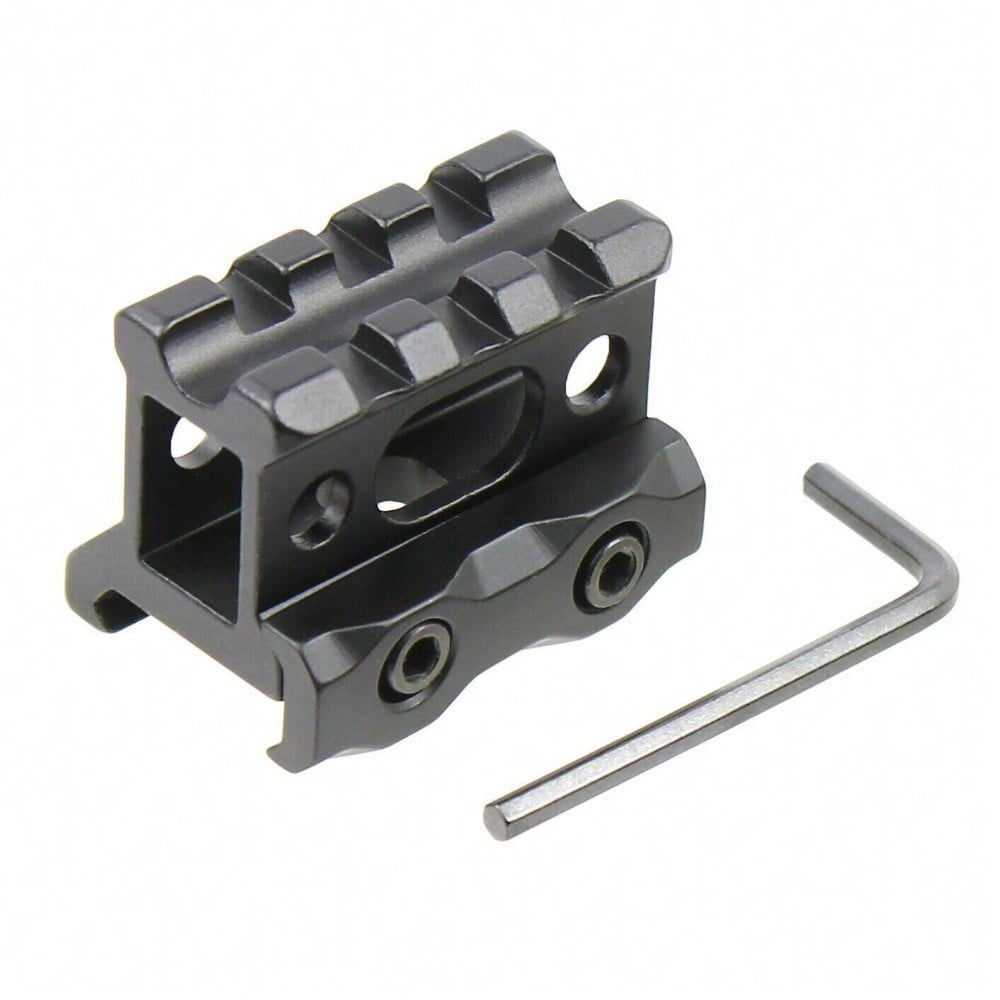 STONESKY 3-Slot Slim Picatinny Short Riser Mount 1" For Red Dot Scopes Optic Flashligh