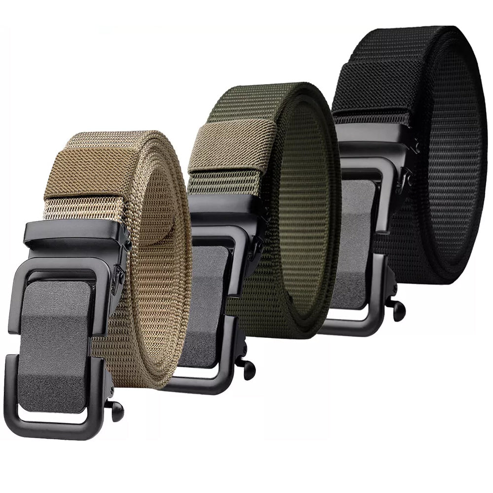 STONESKY Men's Casual Military Tactical Belt Security Adjustable Quick Release Belt