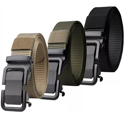 STONESKY Men's Casual Military Tactical Belt Security Adjustable Quick Release Belt