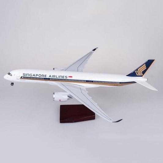 StoneSky 1/142 Singapore Airlines LED Light Plane Airplane Model A350 Passenger Aircraft