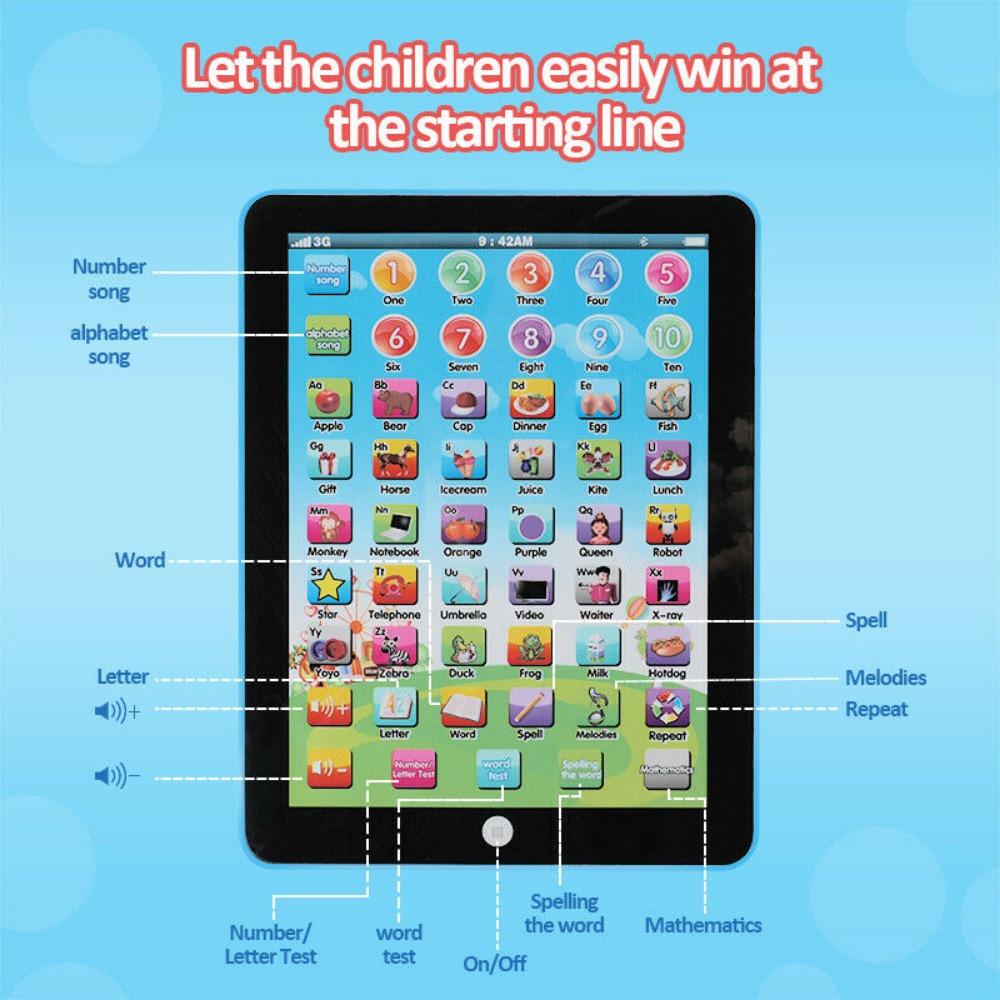 STONESKY  Kids Boy Girl Educational Toys For 1-6 Year Olds Toddlers Baby Learning Tablet