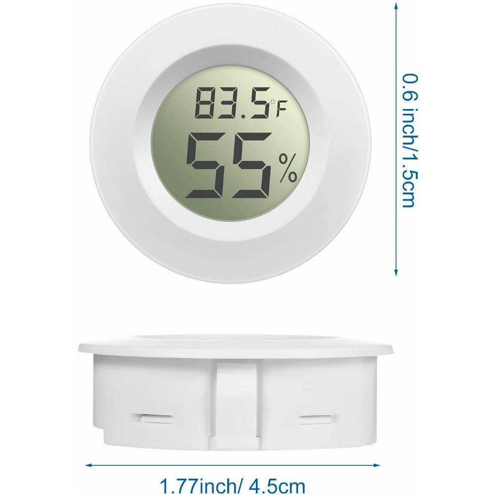 StoneSky 5Pcs Mini Digital LCD Indoor Hygrometer Thermometer Humidity Meter Temperature