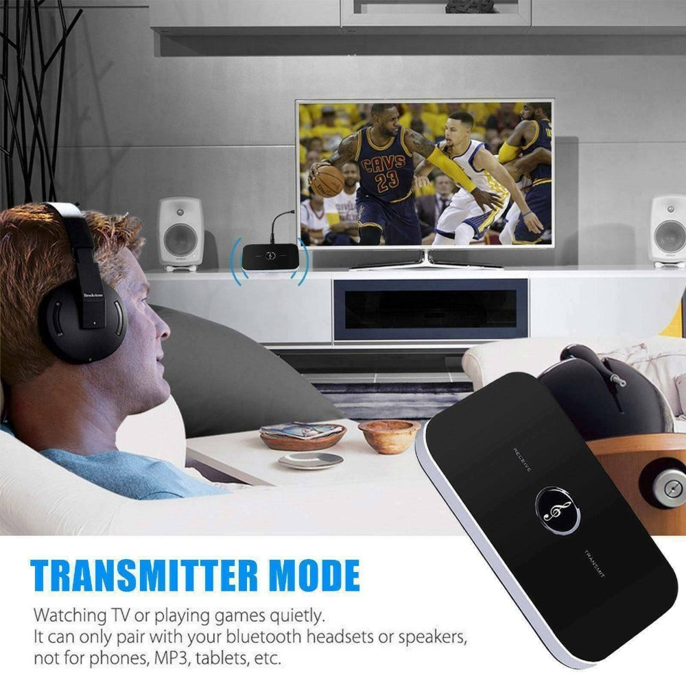 StoneSky 2in1 Bluetooth 5.0 Transmitter & Receiver Wireless A2DP TV Stereo Audio Adapter