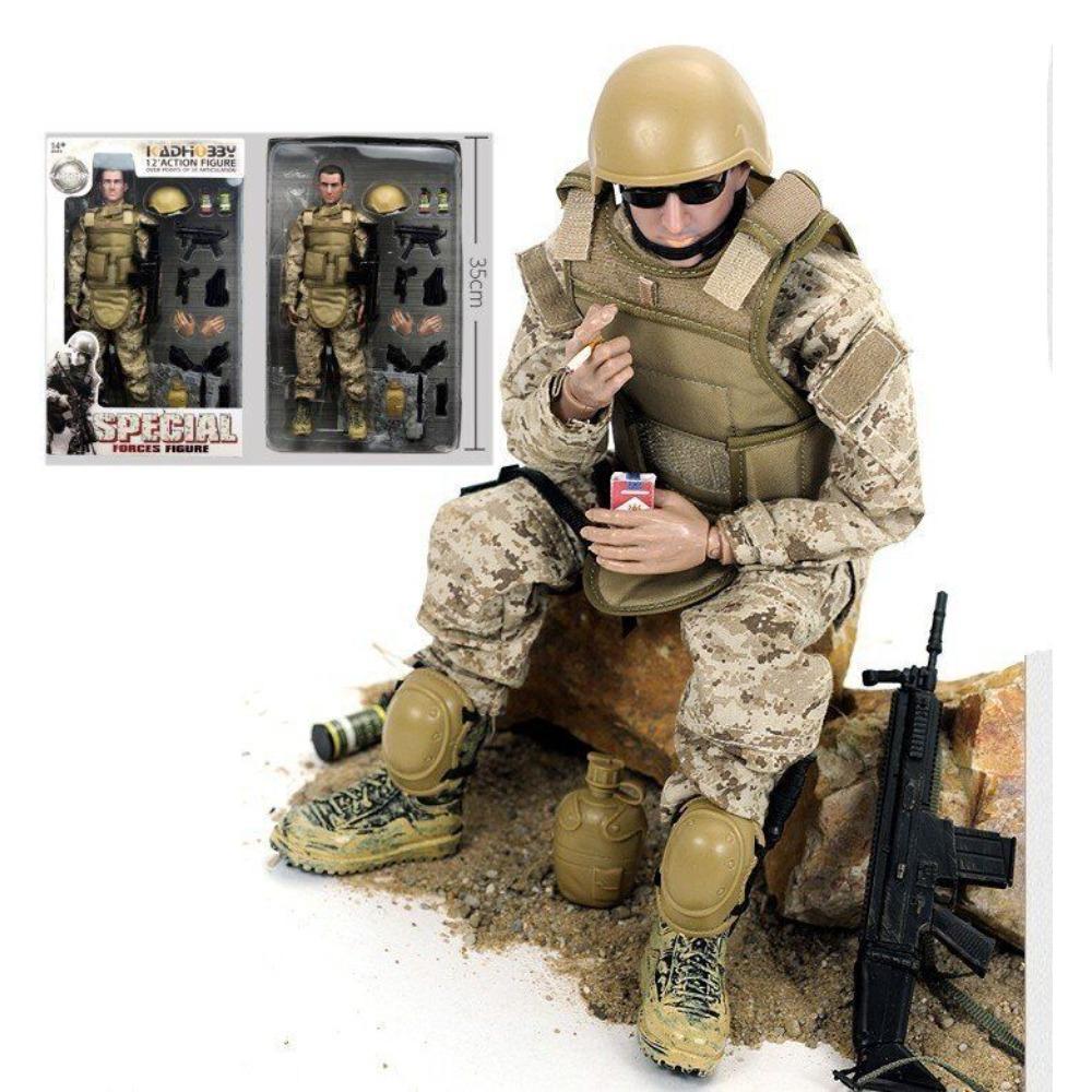 STONESKY 1/6 Army Solider ANB01 ACU Desert Action Figure Military Model Collectible Toys