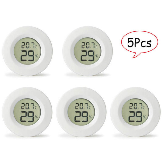 STONESKY 5Pc Mini LCD Digital Indoor Hygrometer Thermometer Humidity Monitor Meter Tester