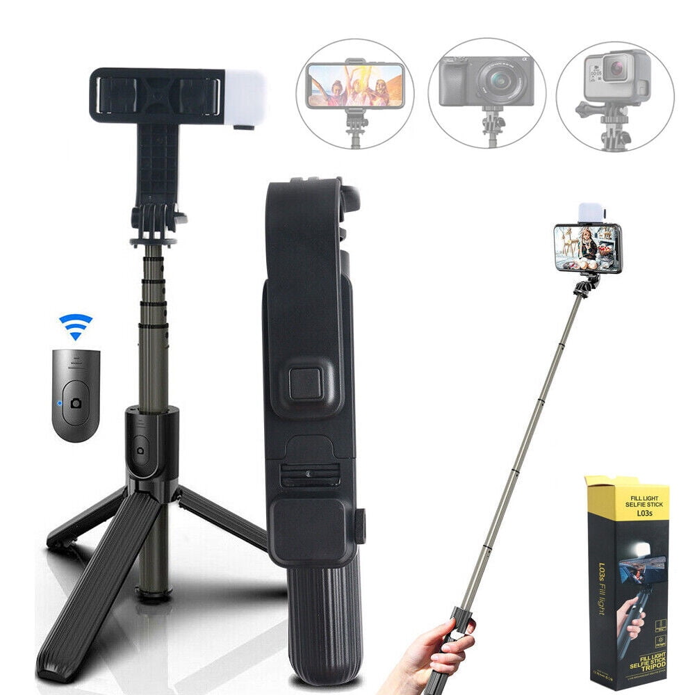 EROCK 360° Selfie Stick Tripod w/Wireless Remote Bluetooth for iPhone 12 13 14 Pro Max