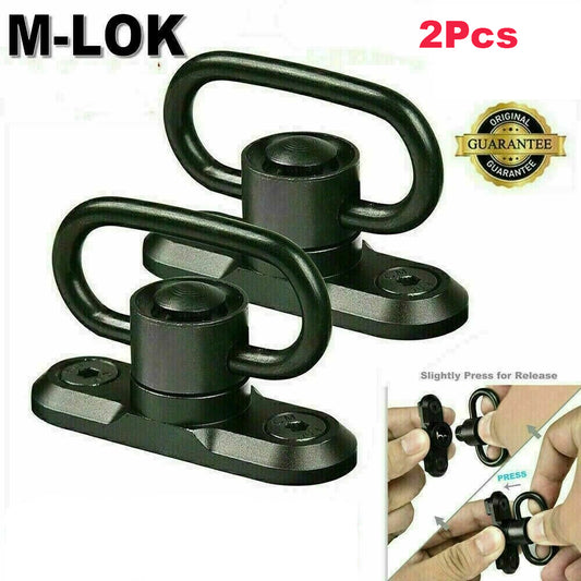 StoneSky Sling Swivel Adaptor 2 kit M-LOK MLOK Quick Release Sling Mount Push Button QD