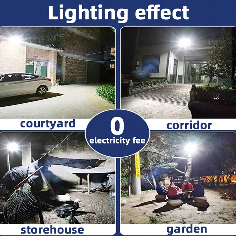 StoneSky 200W LED Solar Floodlight Panel Street Lights Outdoor Waterproof Remote Control