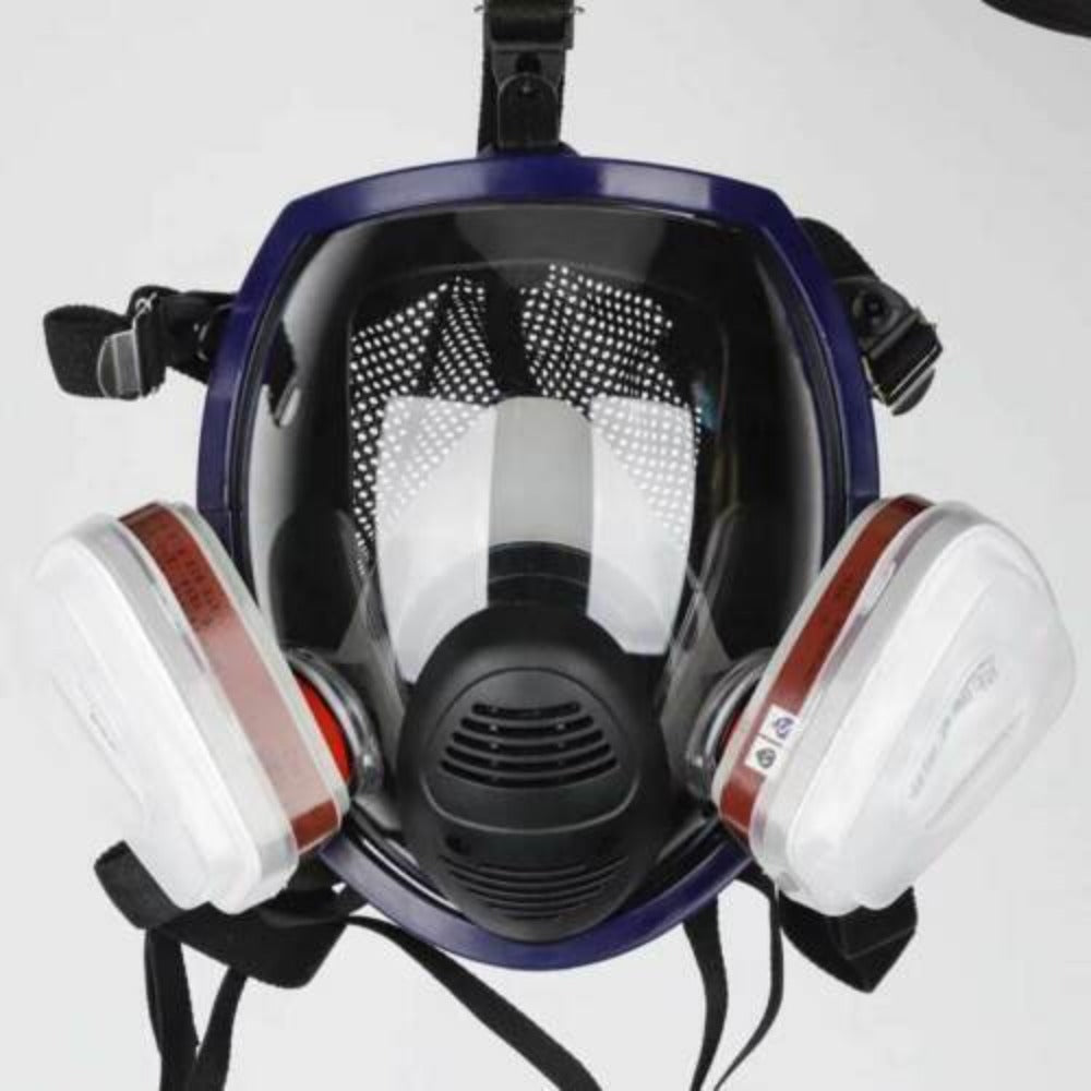 STONESKY 15in1 Full Face Large Size Respirator,Full Face Wide Field of View,Widely Used in Organic Gas,Paint spary, Chemical,Woodworking(for 6800 Respirator)