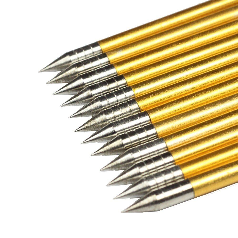 STONESKY 12Pcs 6.3" Crossbow Bolts Aluminum Arrow For 50 &80 lb Pistol Crossbow Archery