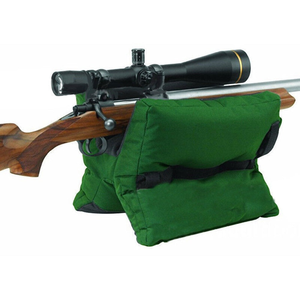 STONESKY Tactical Shooting Gun Rest and Front Sand Bags Rifle Bench Steady Unfilled Green