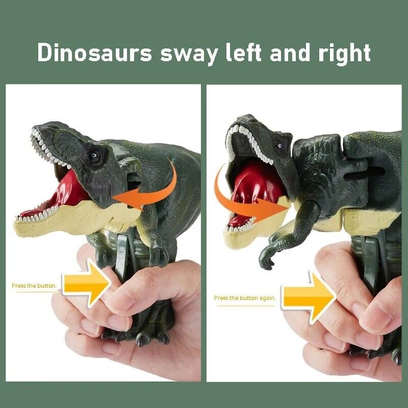 STONESKY  Funny Sound Dinosaur Toys Trigger The T-Rex Dinosaur Chomper Toys Dino Grabber