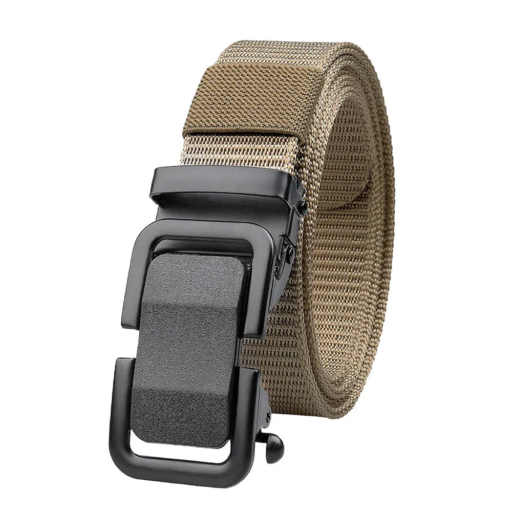 STONESKY Men's Casual Military Tactical Belt Security Adjustable Quick Release Belt