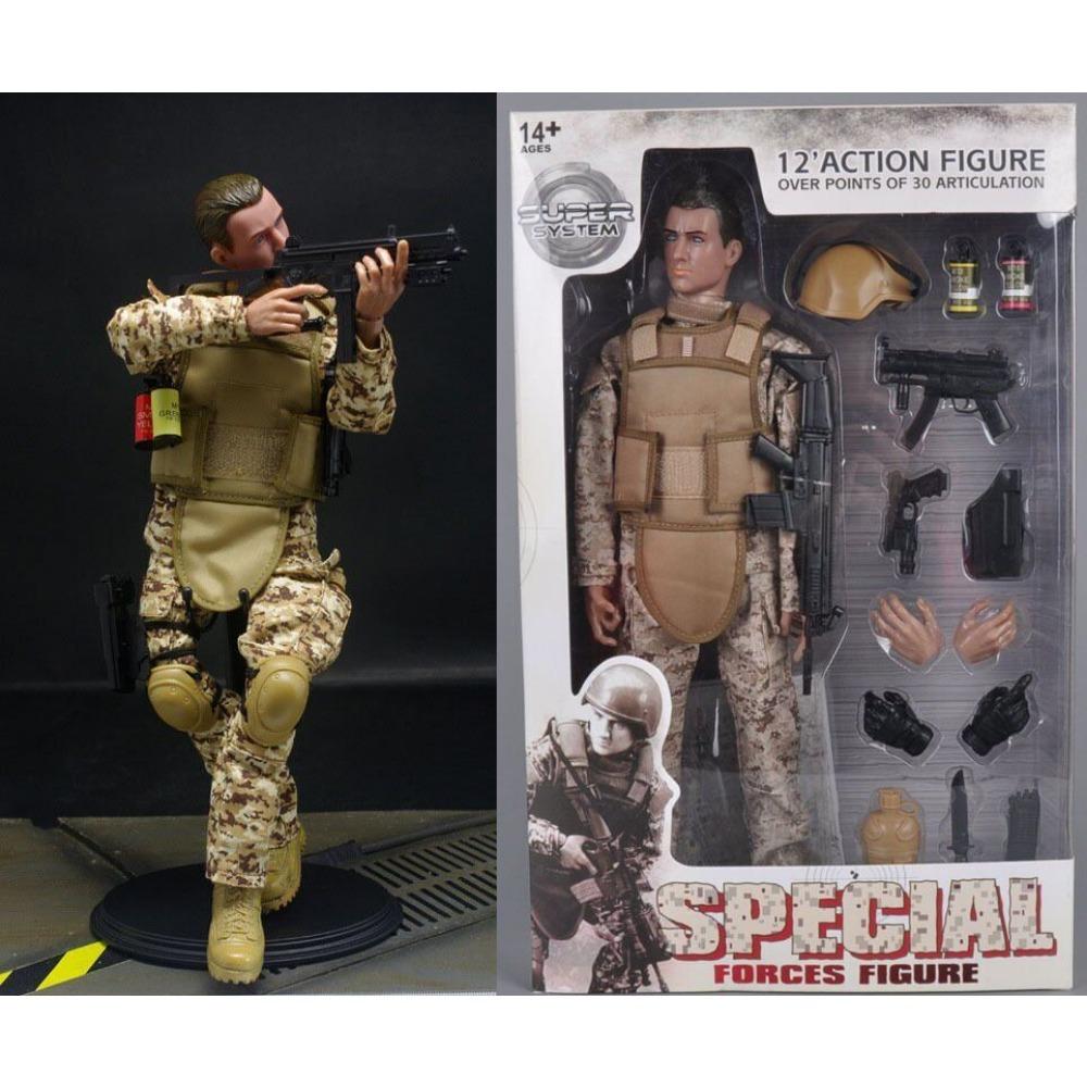 STONESKY 1/6 Army Solider ANB01 ACU Desert Action Figure Military Model Collectible Toys