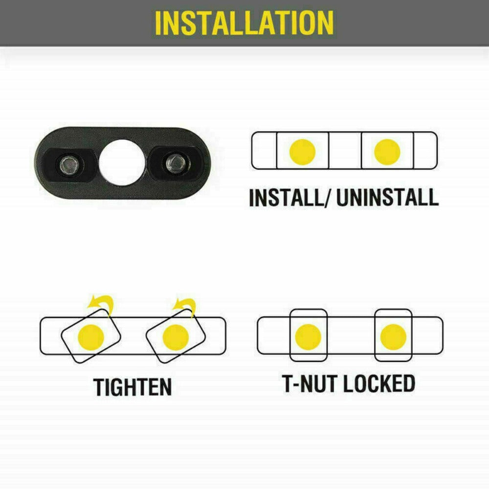 StoneSky Sling Swivel Adaptor 2 kit M-LOK MLOK Quick Release Sling Mount Push Button QD