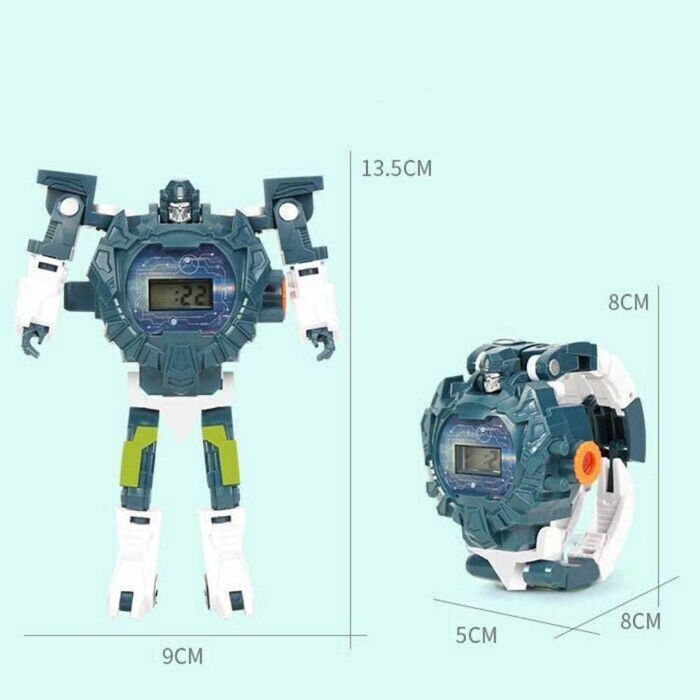 STONESKY 3 in 1 Transformers Projection Watch Manual Transformation Robots Kids Boys Toys