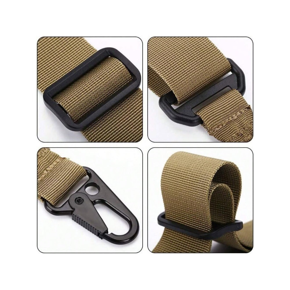 STONESKY Tactical 2 Point Rifle Gun Sling Strap Adjustable Hunting Shotgun Belts Outdoor