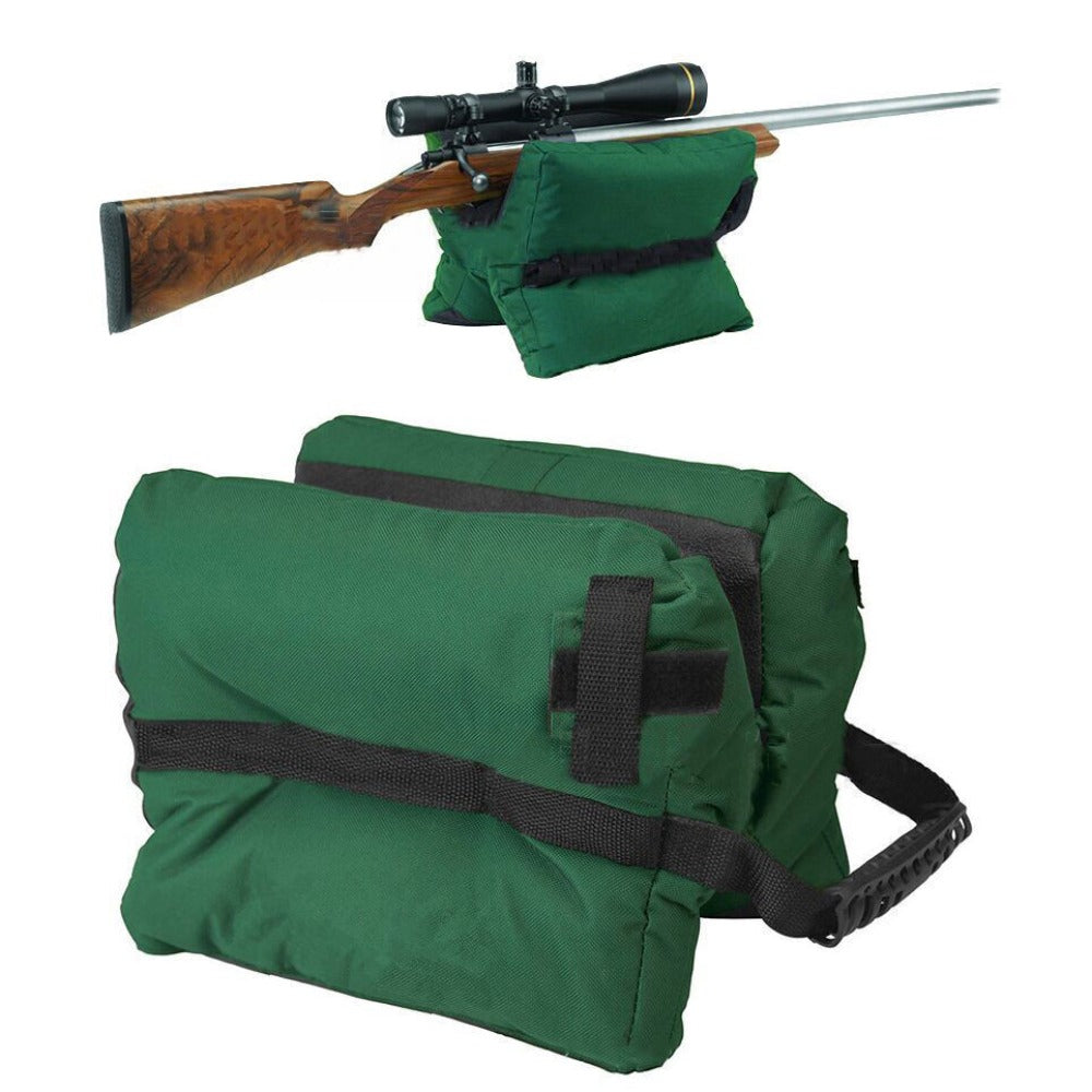 STONESKY Tactical Shooting Gun Rest and Front Sand Bags Rifle Bench Steady Unfilled Green