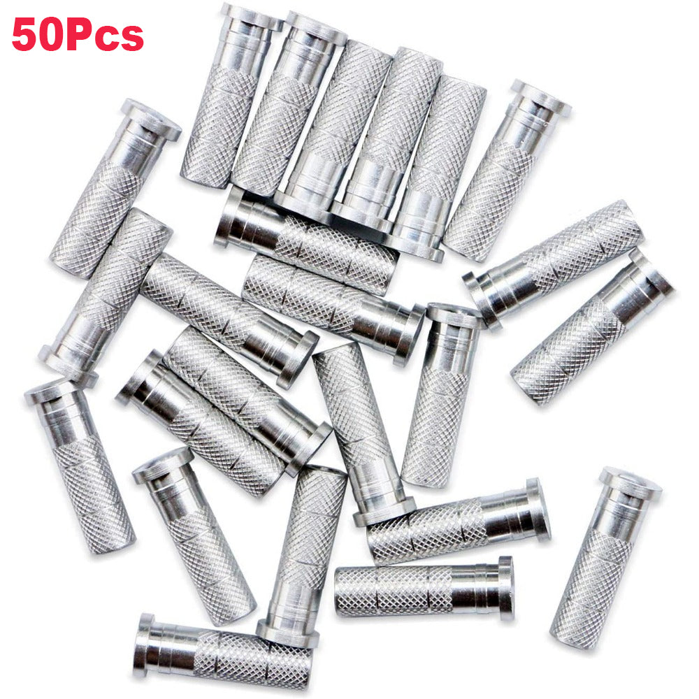 StoneSky 50pcs Aluminum Arrow Inserts for ID6.2 mm DIY Shaft Archery Bow Shooting Hunting