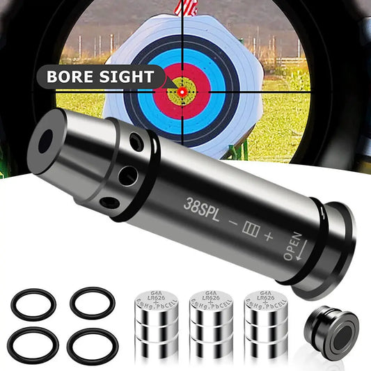 STONESKY Tactics .38SPL Shooting Red Dot Laser for Dry Fire Training Practice Bore Sight Hunting