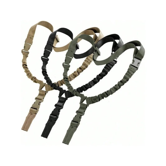 Tactical One Single Point Rifle Sling Gun Sling Strap with High-Quality Lens Riflescope and Quick Detach QD Buckles