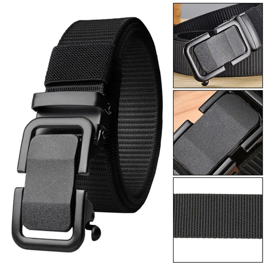 STONESKY Men's Casual Belt Alloy Buckle Sports Belt Adjustable Quick Release Belt Simple Wild Style