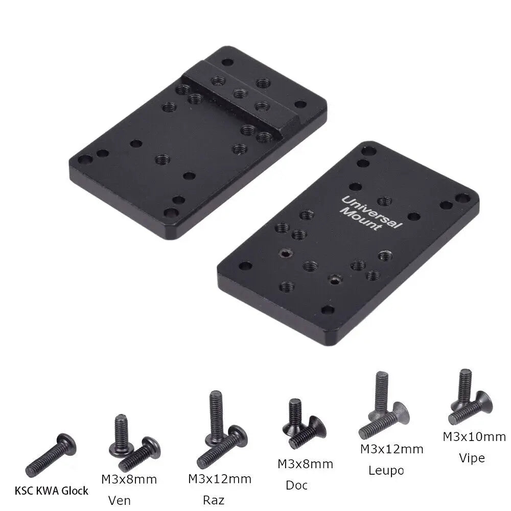 STONESKY For Glock Universal Optic Mount Red Dot Sight Pistol Rear Sight Plate Base Mount Accessories