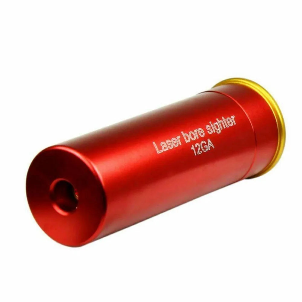 STONESKY 12GA  Red Laser Bore Sight Gauge Barrel Cartridge Laser Boresighter for Shotguns