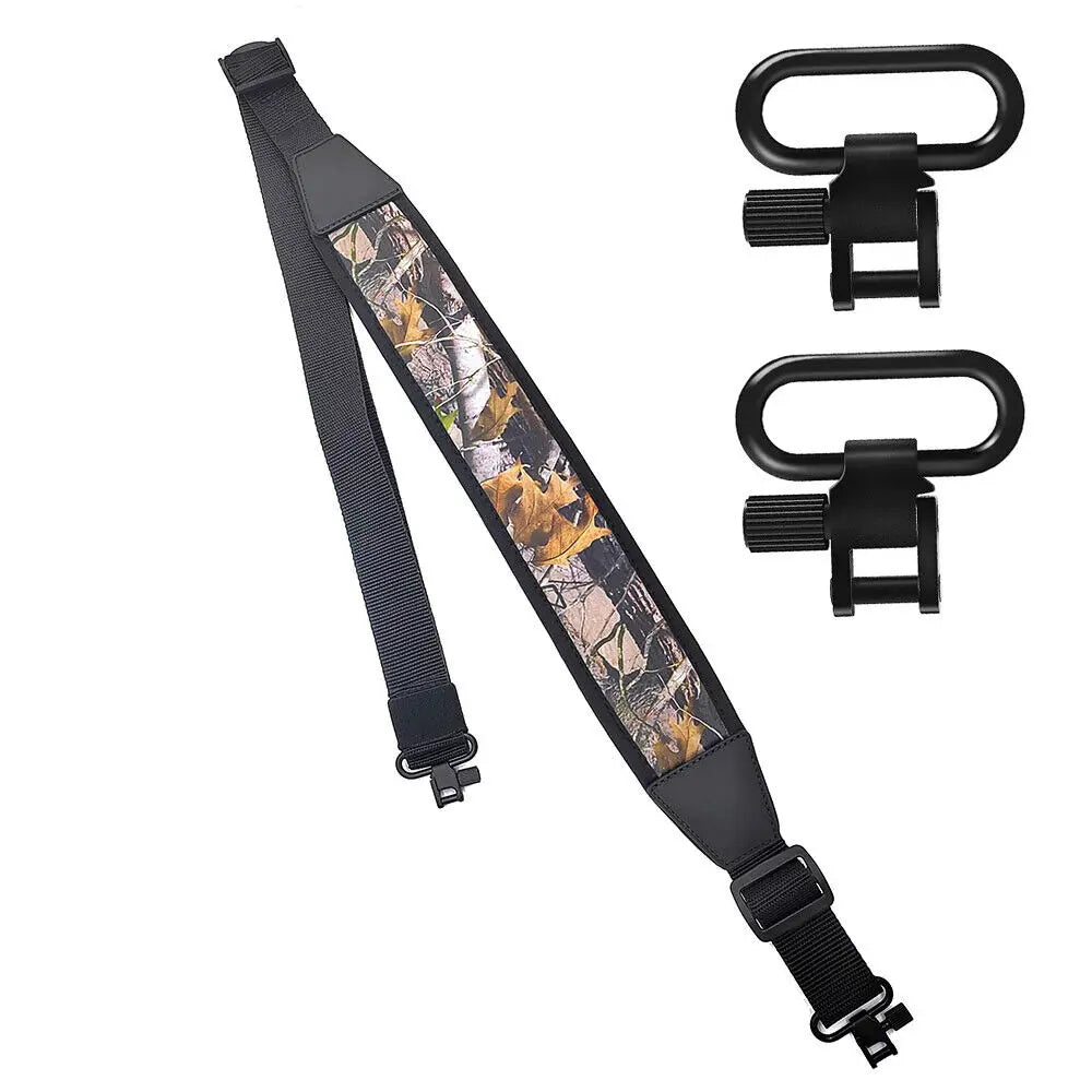 STONESKY Camouflage Two Point Rifle Gun Sling With Swivels Shoulder Padded For Hunting Strap