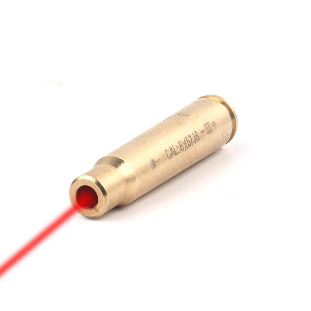 STONESKY Red Dot Laser Sight CAL 8x57 JS Cartridge Gun Brass Bore Sighter Boresighter Battery US