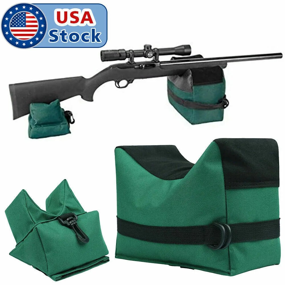 STONESKY Tactics Shooting Hunting Range Rest Stand Front &Rear Sand Bag Combo Set Rifle Gun Bench