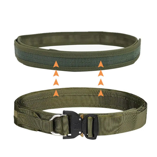 STONESKY RIFLE Hunting Waistband - 44-inch Tactical Belt with Alloy Buckle and Quick Release