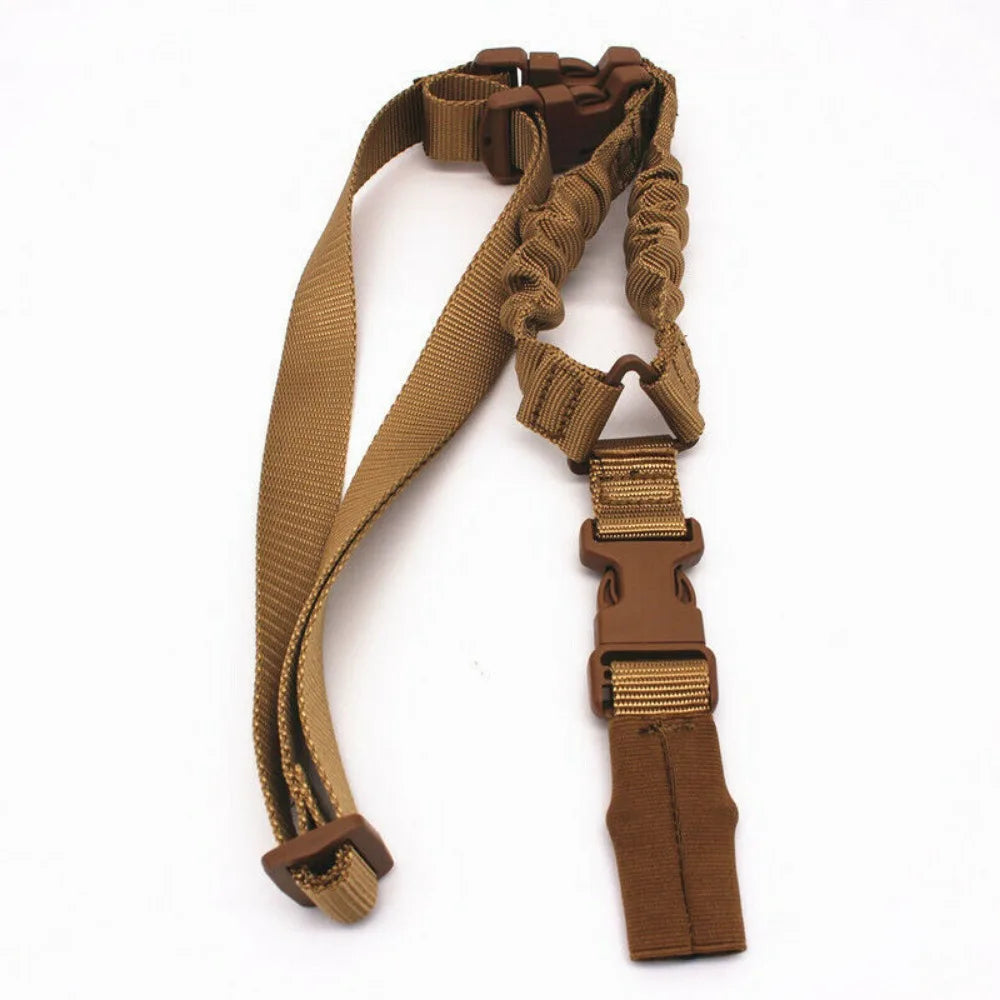 STONESKY Tactical One Single Point Sling Strap Bungee For Rifle Gun Sling with QD Buckle