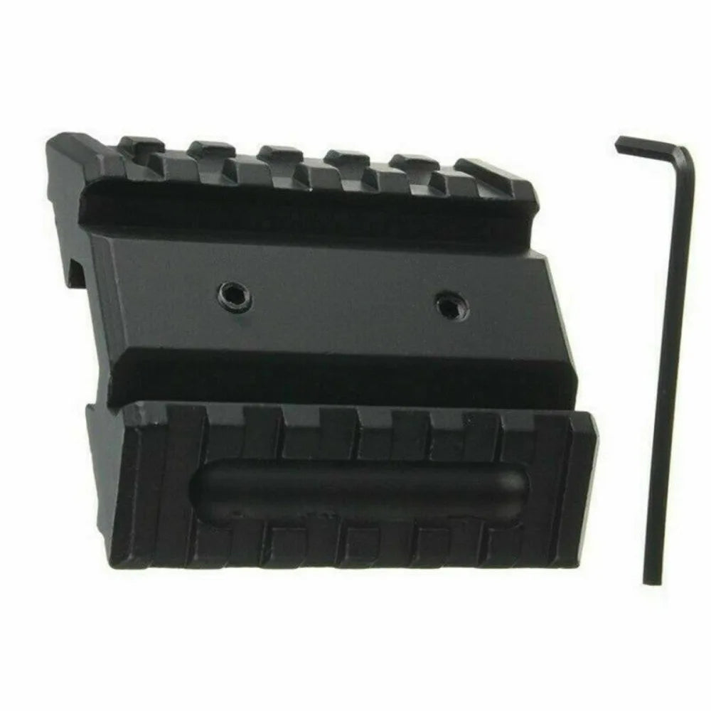 STONESKY 45 Degree Offset Dual Side Rail Angle Mount 6 Slot Tactical For Weaver Picatinny night vision scope