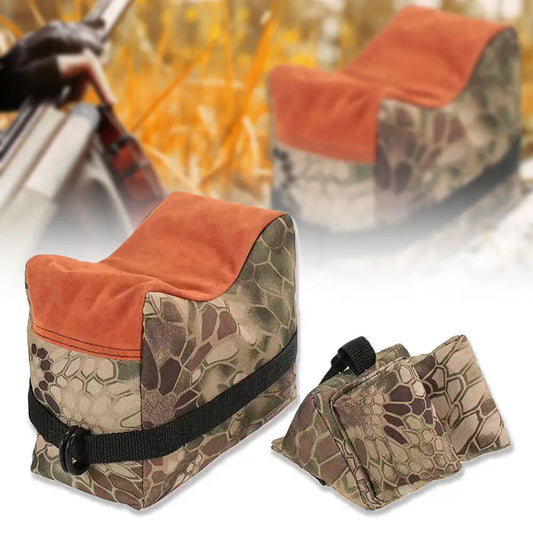 STONESKY Shooting Rest Bags Front & Rear Sand Bag Stand Gun Bench Rest Bag Holders Unfilled for Rifle Hunt