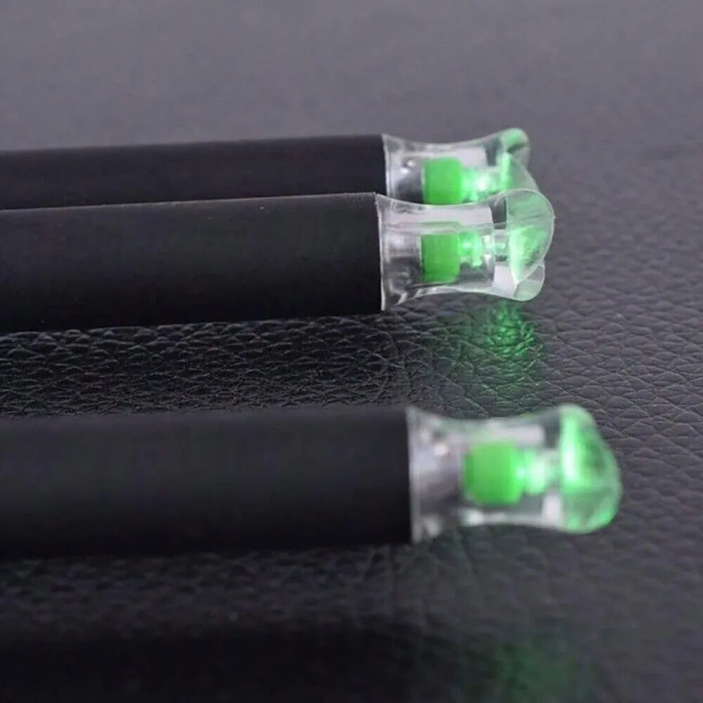 STONESKY 6Pcs Green Lighted Nocks For Crossbow.300/7.62mm Inside Diameter Arrows Led Nock For Hunting accessories