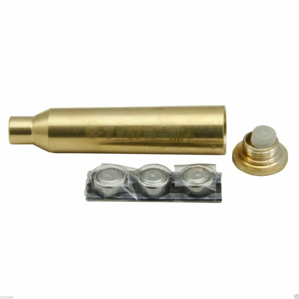 STONESKY 7X57R CAL Red Dot Laser Bore Sighter Rifle Hunting Brass Boresighter for Hunting