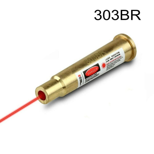 STONESKY 303 BR Cartridge Red Dot Laser Sight Boresighter .303 Laser Bore Sight Brass hunting