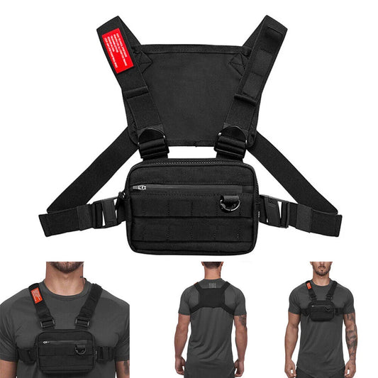 STONESKY Tactical Combat Chest Rig Concealed Bag Recon Kit Bags Outdoor Sports Climbing Fitness Bag