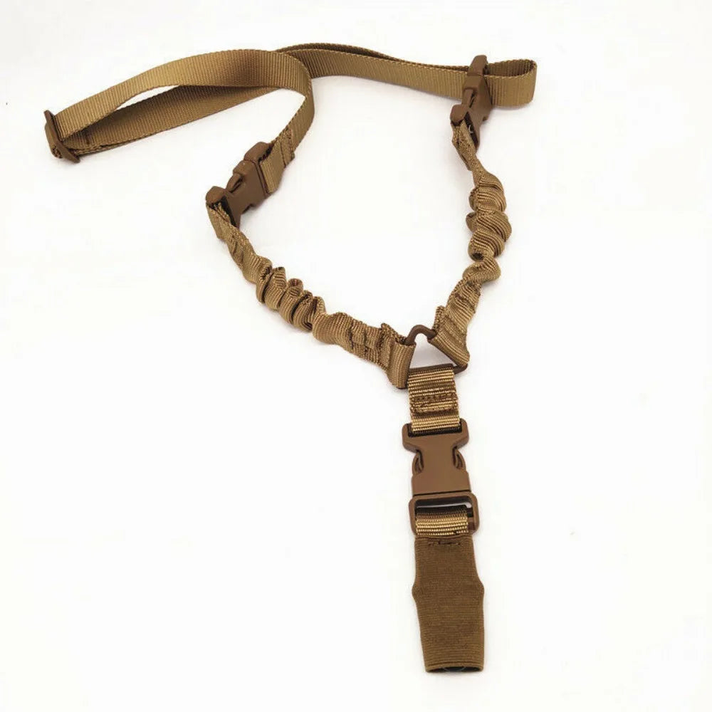 STONESKY Tactical One Single Point Sling Strap Bungee For Rifle Gun Sling with QD Buckle