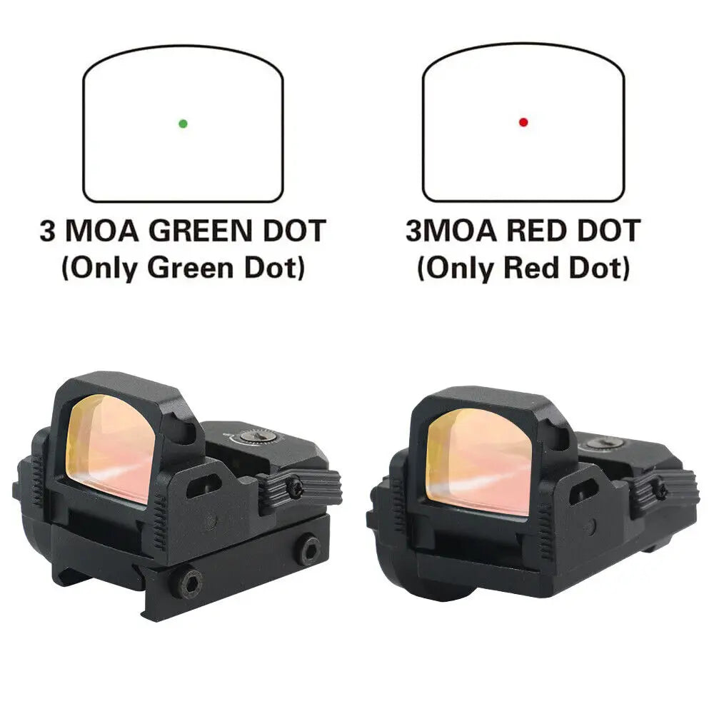 STONESKY Folding Flip Up Red Dot Sight Holographic Reflex Sight RMR w/ mount Airsoft For Glock