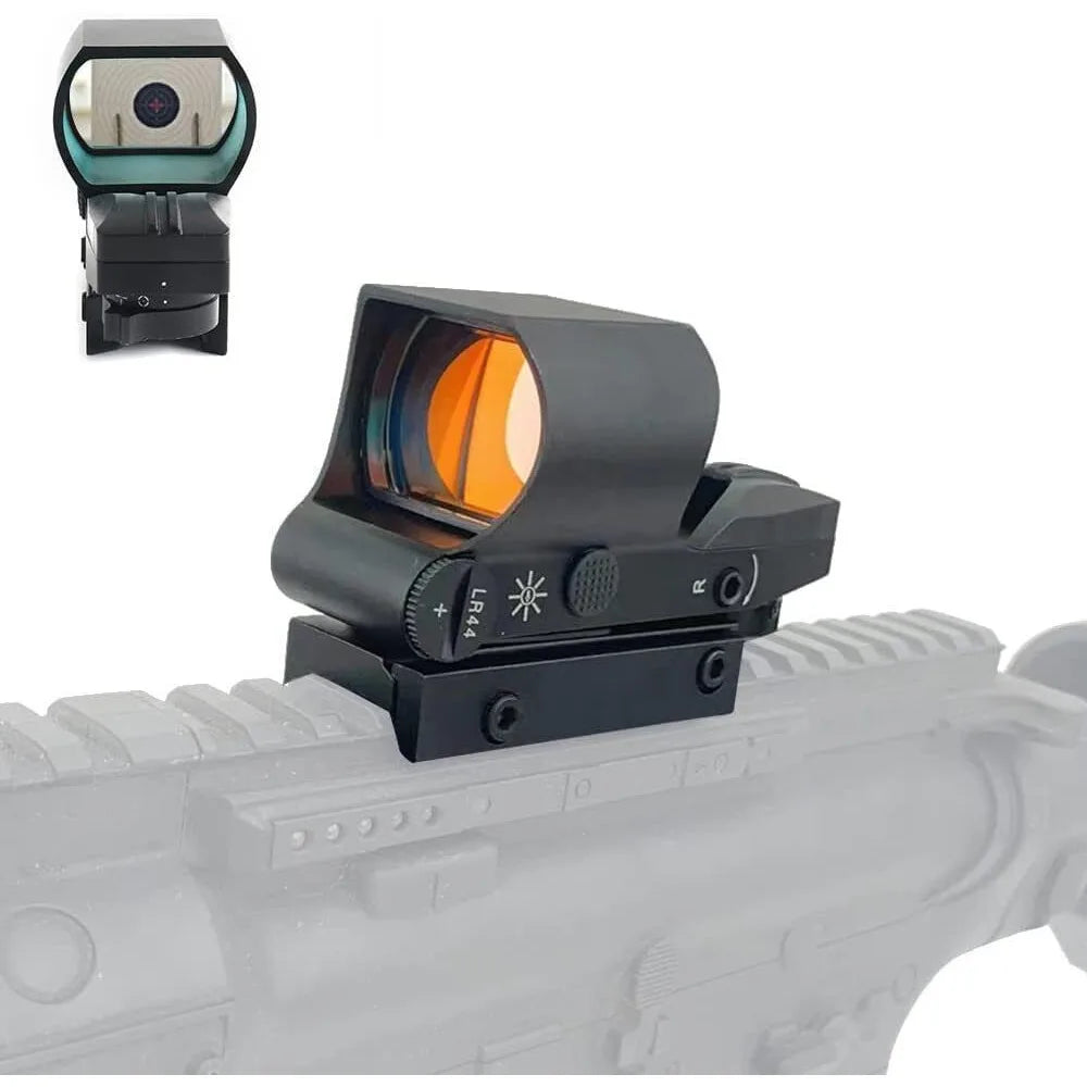 STONESKY Premium Quality RIFLE Tactical Red Dot Sight Reflex Sight Multiple Reticle System 20mm Picatinny Rail for Hunting